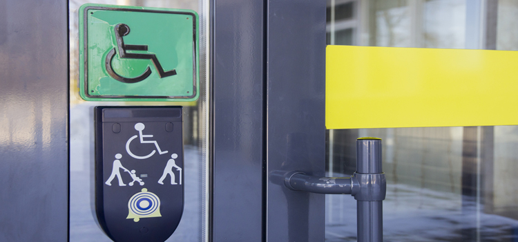 automatic handicap door opener in San Marcos
